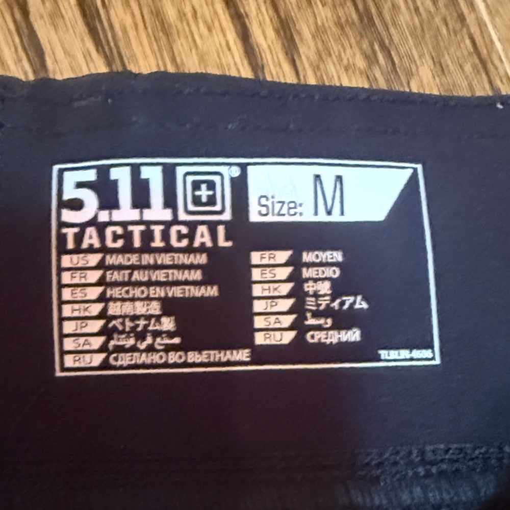 5.11 Tactical Black Gear. these leggings are thick and so comfortable.